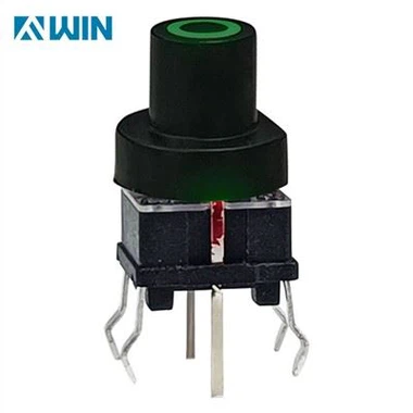 سوئیچ LED تاکت با کلاهک گرد