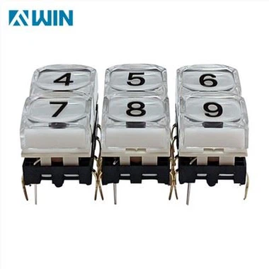 دکمه فشاری سوئیچ روشن تلویزیون