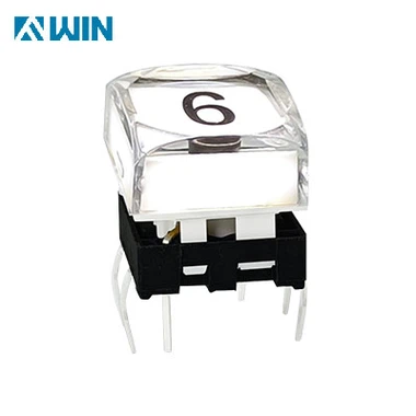 دکمه فشاری روشن برای کنترل پخش